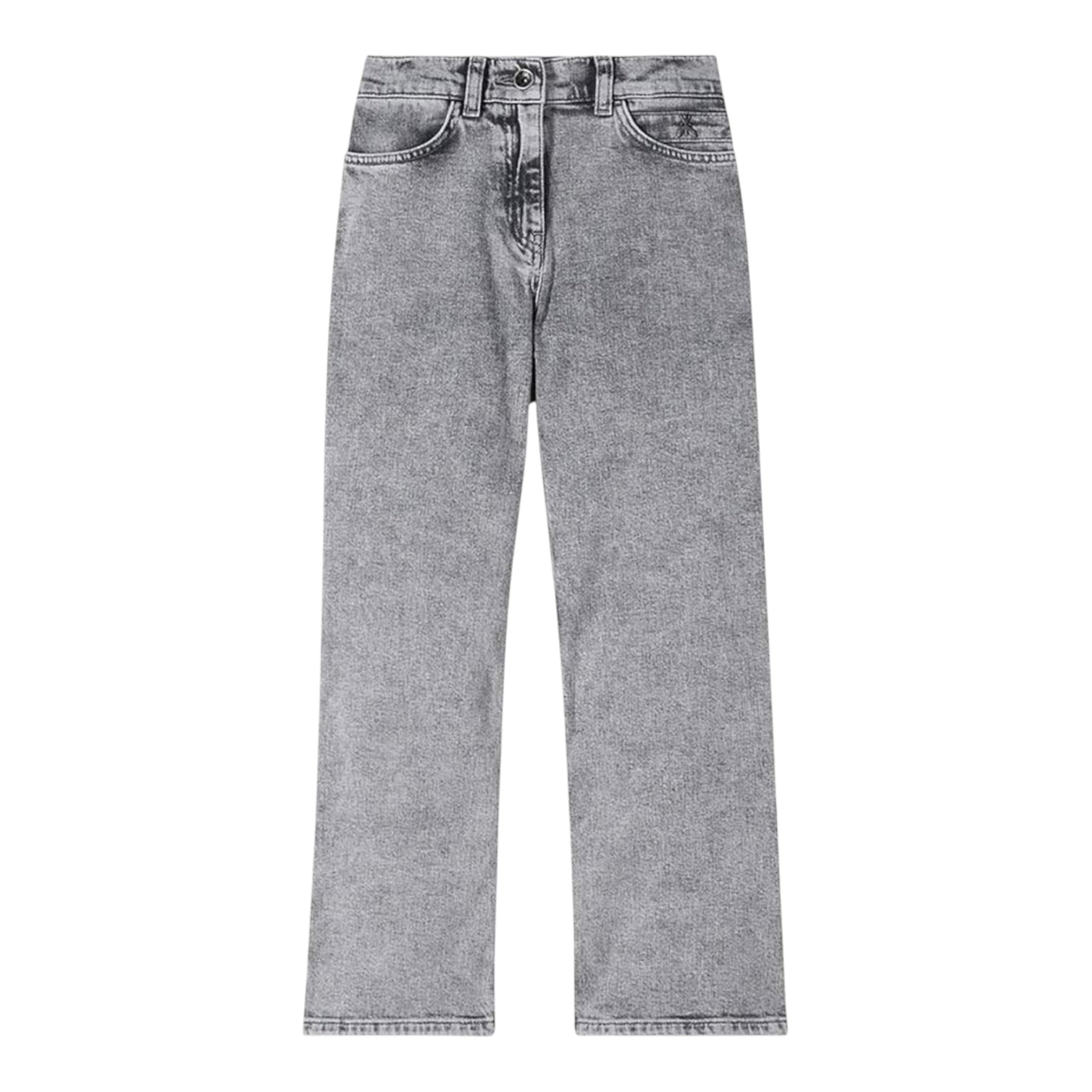 Patrizia Pepe Jeans tinta unita Modello A Palazzo Grigio per Bambina 7P0393 GRIGIO PATRIZIA PEPE 