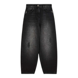 Patrizia Pepe Jeans tinta unita Modello Palazzo Nero per Bambina 7P0394XX NERO PATRIZIA PEPE 