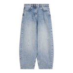 Patrizia Pepe Jeans tinta unita Modello Palazzo Azzurro per Bambina 7P0394XXX AZZURRO PATRIZIA PEPE 