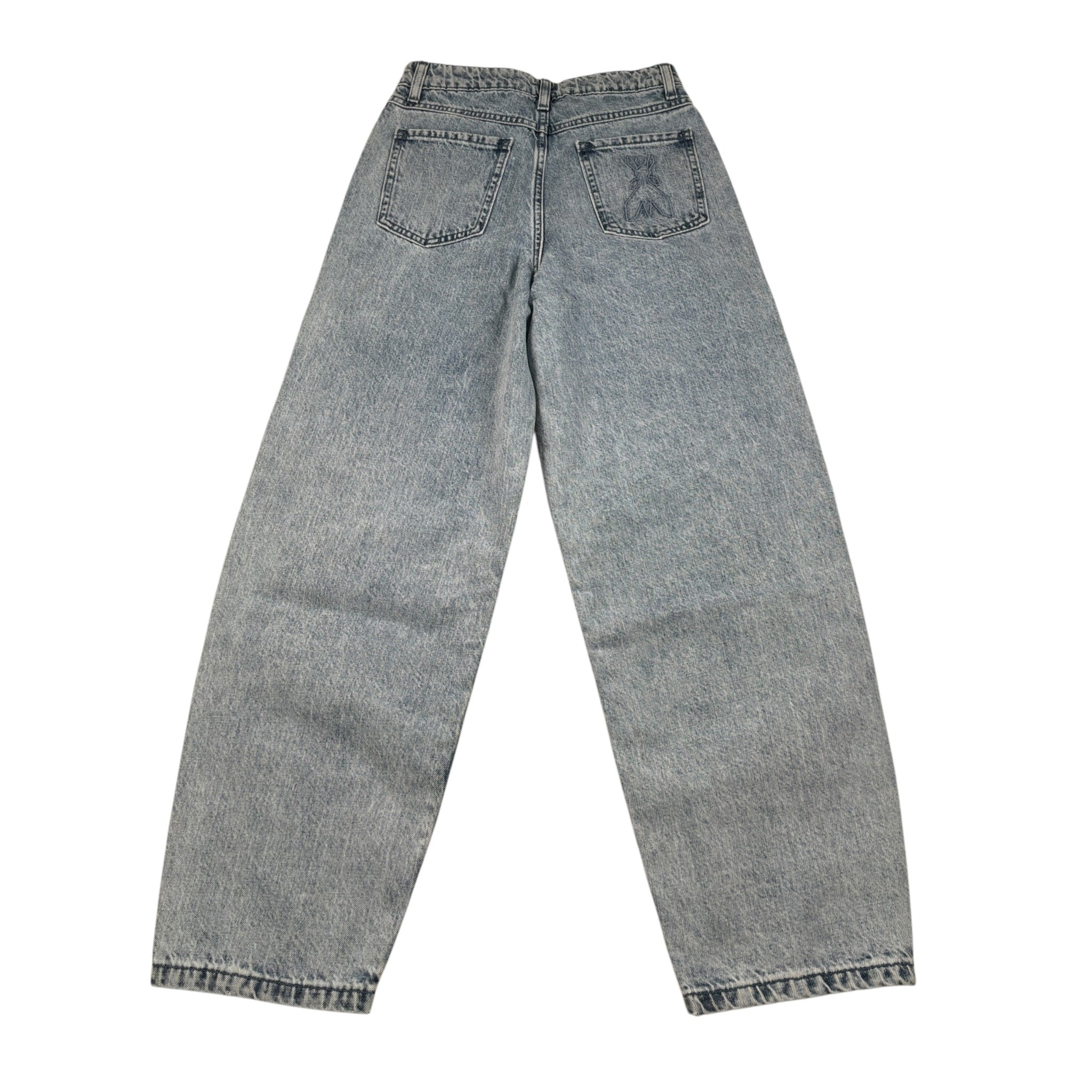 Patrizia Pepe Jeans tinta unita Modello Palazzo Azzurro per Bambina 7P0394XXXX AZZURRO PATRIZIA PEPE 