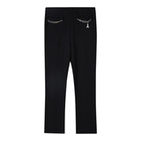 Patrizia Pepe Pantalone tinta unita Nero per Bambina 7P0398X NERO PATRIZIA PEPE 