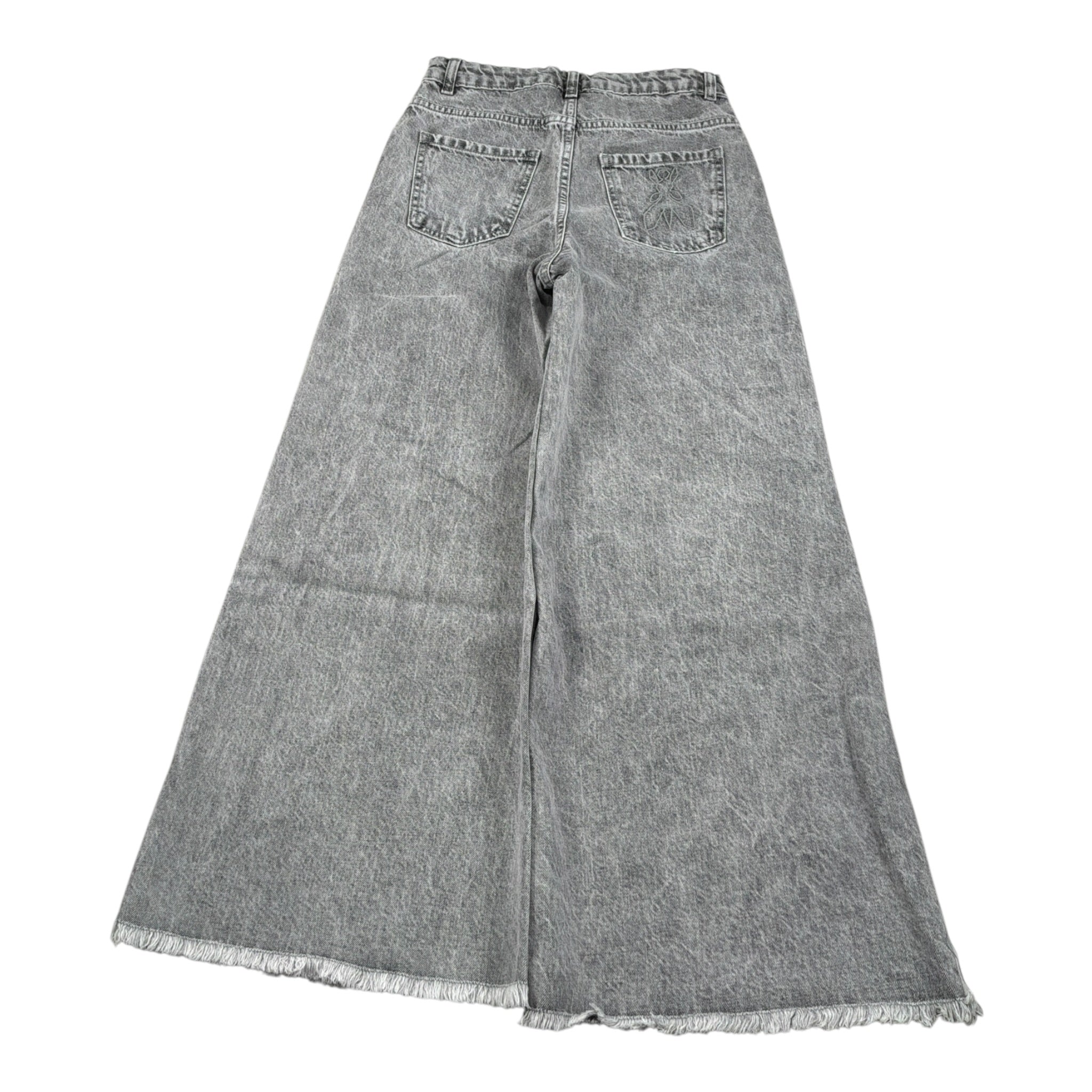 Patrizia Pepe Jeans tinta unita Modello A Palazzo Grigio per Bambina 7P0409X GRIGIO PATRIZIA PEPE 
