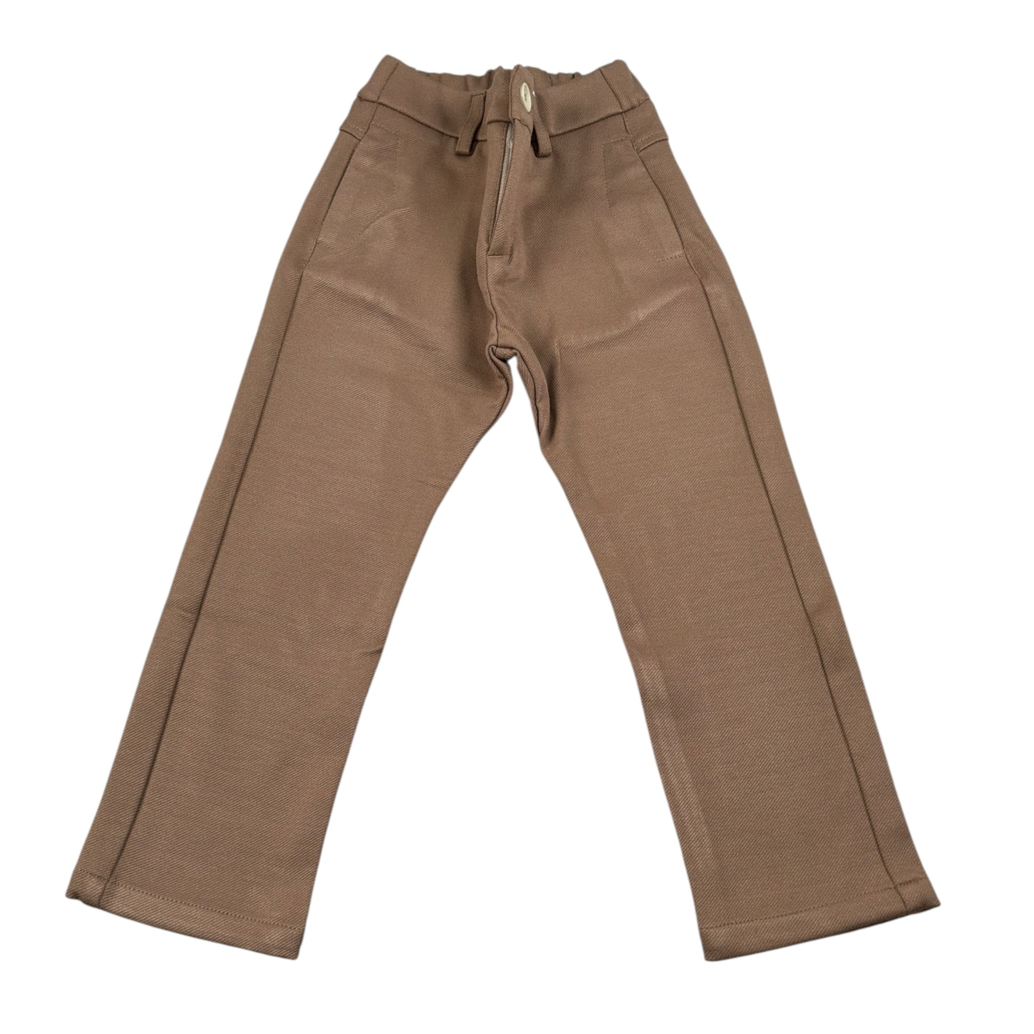 Patrizia Pepe Pantalone tinta unita con Elastico In Vita Cammello per Neonato BK3822X CAMMELLO PATRIZIA PEPE 