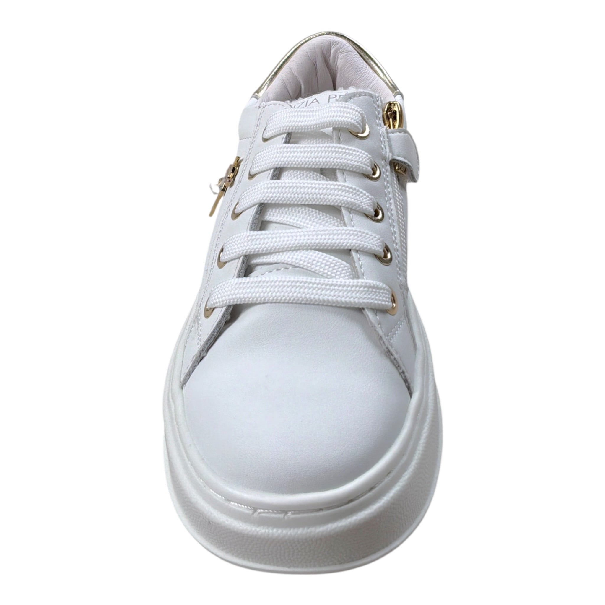 Patrizia Pepe Sneakers tinta unita con Lacci Bianco per Bambina PPJ903 BIANCO PATRIZIA PEPE 
