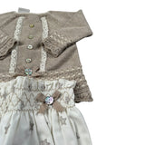 Paz Rodriguez Completo 2 Pezzi Maglia-Culotte Beige per Neonata 003121899 BEIGE PAZ RODRIGUEZ 