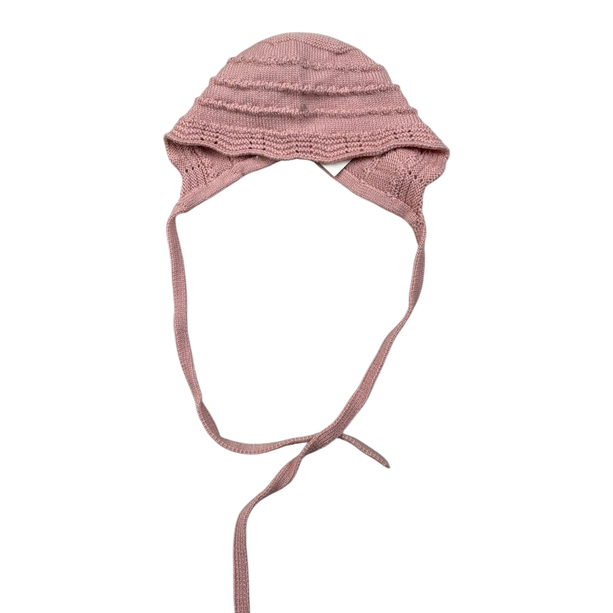 Paz Rodriguez Cappello tinta unita con Ricami Rosa per Neonata 011111129 ROSA PAZ RODRIGUEZ 