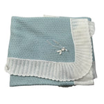 Paz Rodriguez Coperta tinta unita Verde Acqua per Neonata 029112131 VERDE ACQUA PAZ RODRIGUEZ 
