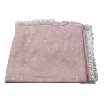 Paz Rodriguez Coperta tinta unita con Ricami Rosa per Neonata 029122078 ROSA PAZ RODRIGUEZ 
