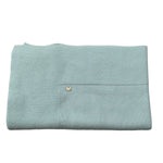 Paz Rodriguez Coperta tinta unita con Logo Verde Acqua per Neonato 03101857J VERDE ACQUA PAZ RODRIGUEZ 
