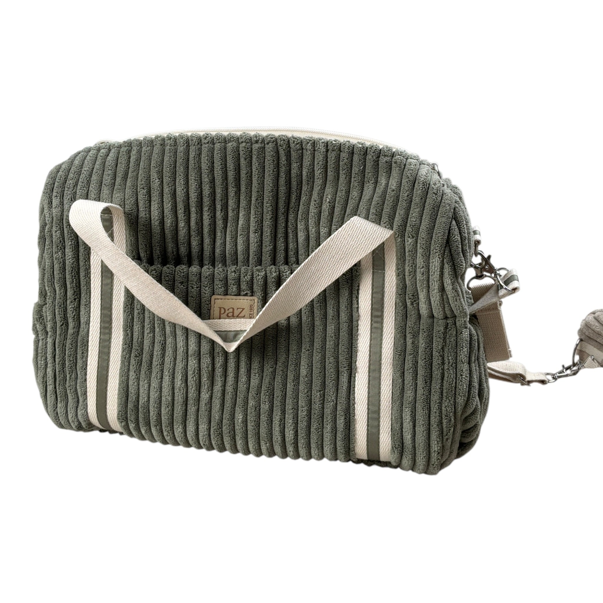 Paz Rodriguez Borsa tinta unita In Camoscio Verde per Bambina 181757 VERDE PAZ RODRIGUEZ 