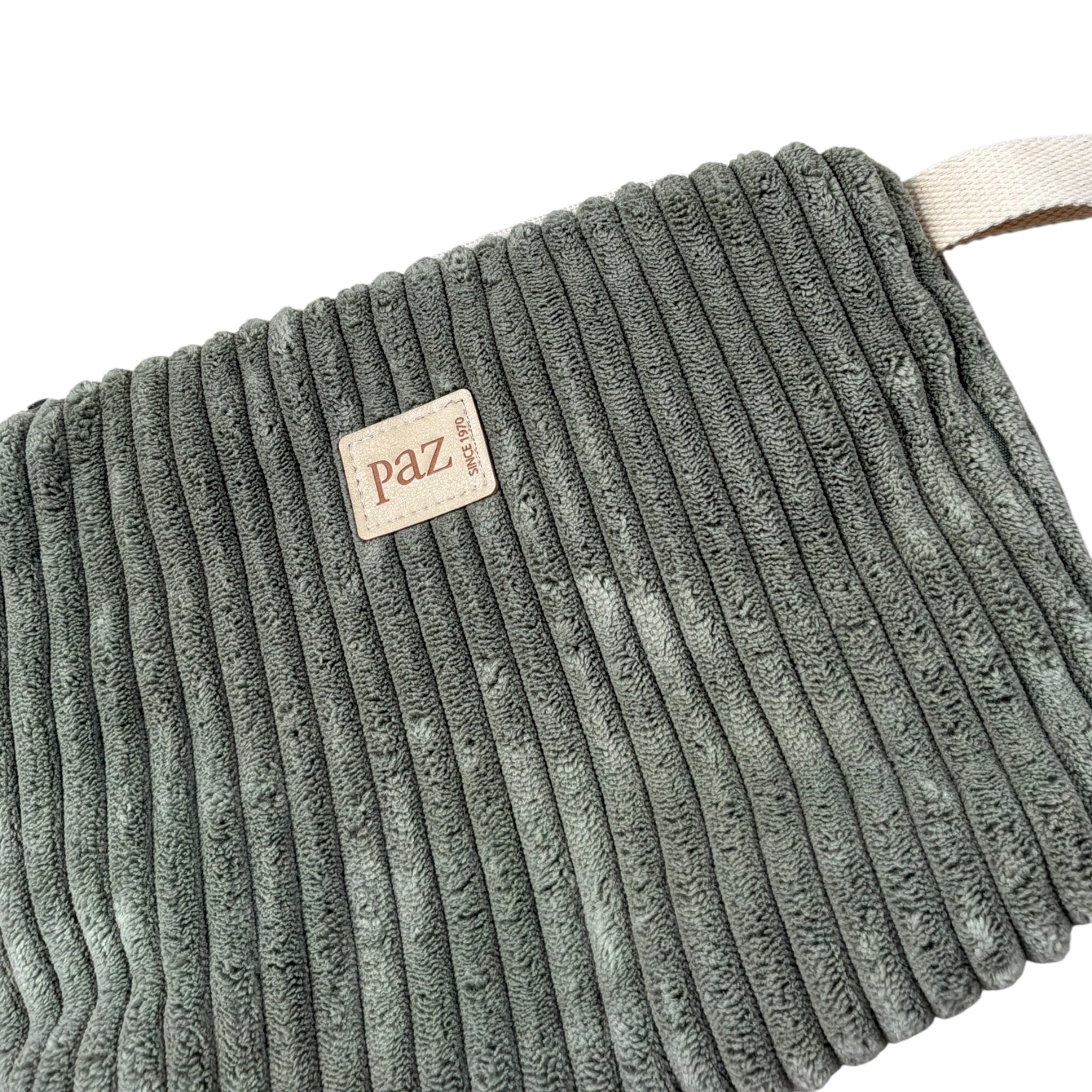 Paz Rodriguez Pochette tinta unita In Camoscio Verde per Bambina 181760 VERDE PAZ RODRIGUEZ 