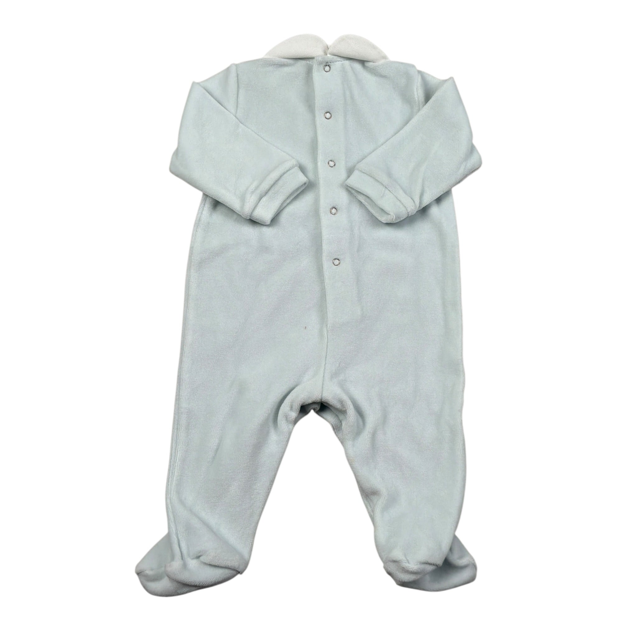 Pepece' Tutina Manica Lunga tinta unita Azzurro per Neonato TNPC AZZURRO PEPECE' 
