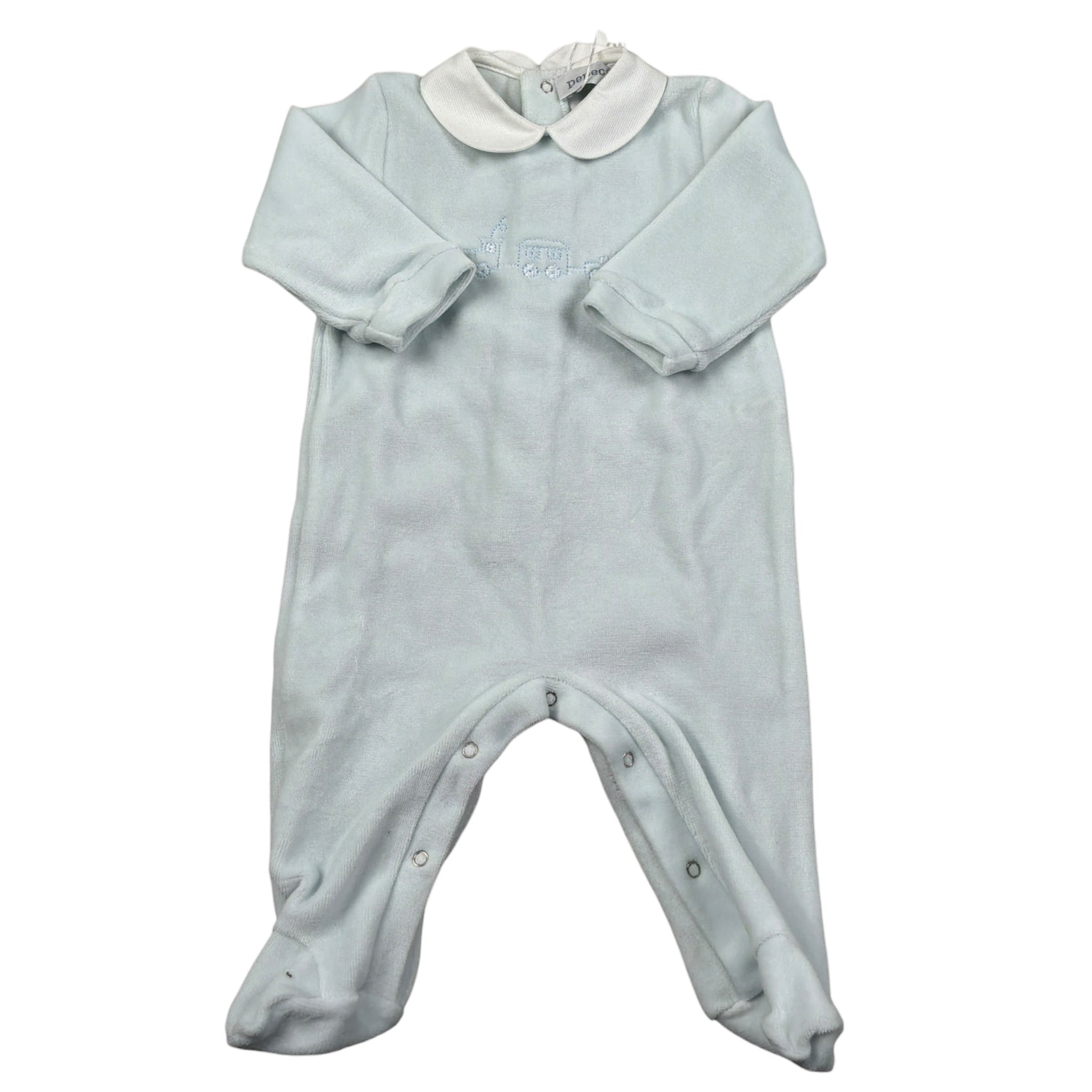 Pepece' Tutina Manica Lunga tinta unita Azzurro per Neonato TNPC AZZURRO PEPECE' 