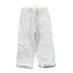 Per Te Pantalone tinta unita con Elastico In Vita Bianco per Neonato 44078N BIANCO PER TE 