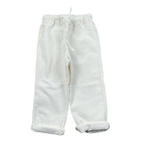 Per Te Pantalone tinta unita con Elastico In Vita Bianco per Neonato 44078N BIANCO PER TE 