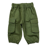 Per Te Pantalone tinta unita con Elastico In Vita Verde per Bambino 44107J VERDE PER TE 
