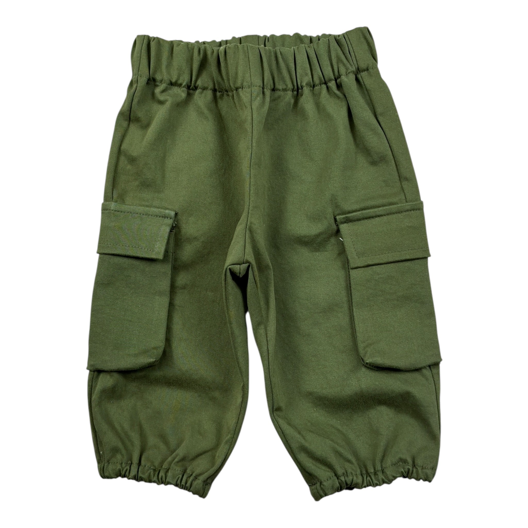 Per Te Pantalone tinta unita con Elastico In Vita Verde per Bambino 44107J VERDE PER TE 