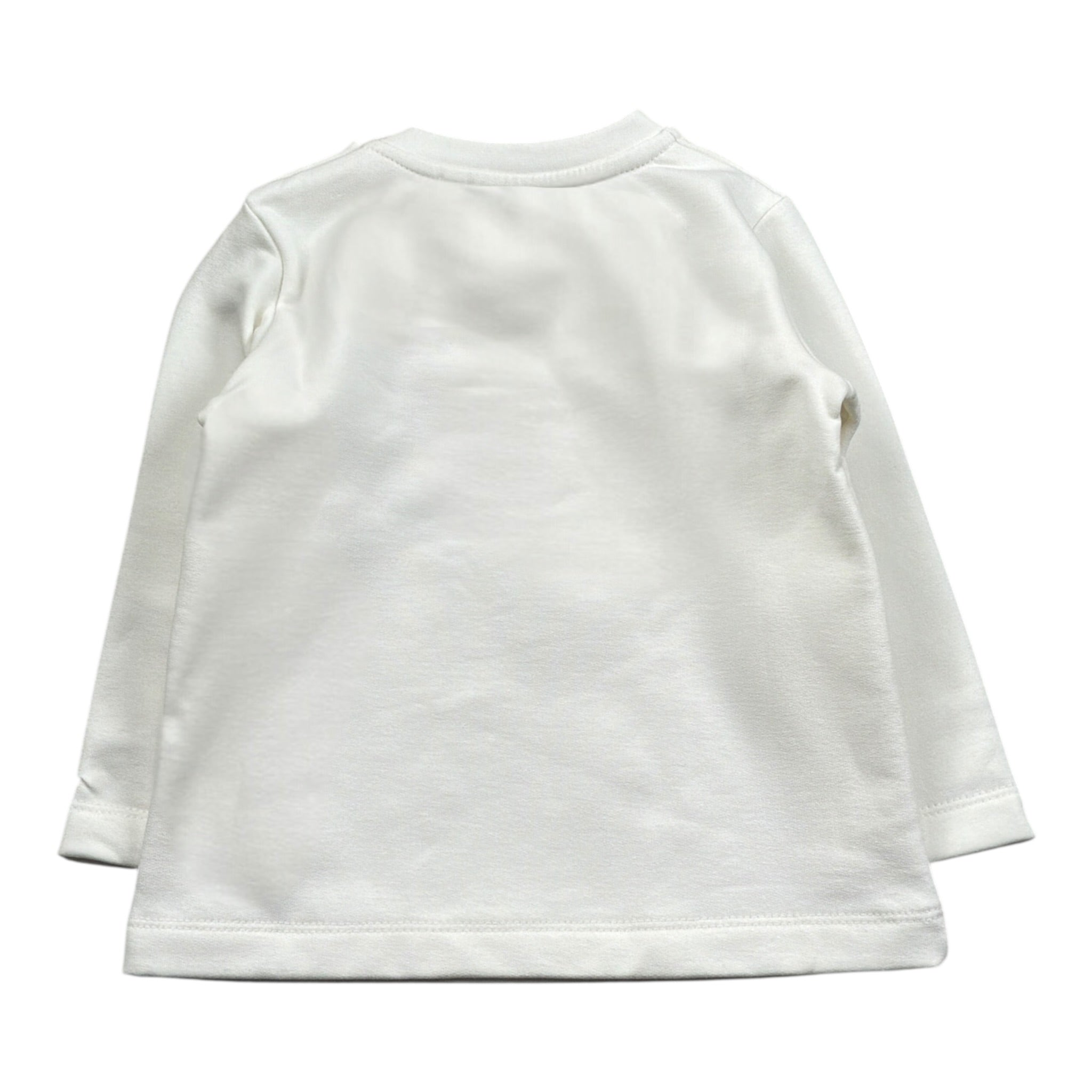 Per Te Felpa Girocollo con Stampa tinta unita Bianco per Bambino 44956J BIANCO PER TE 