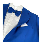 Petit Completo 4 Pezzi Giacca-Pantalone-Camicia-Papillon Blu per Bambino CMPT BLU PETIT 