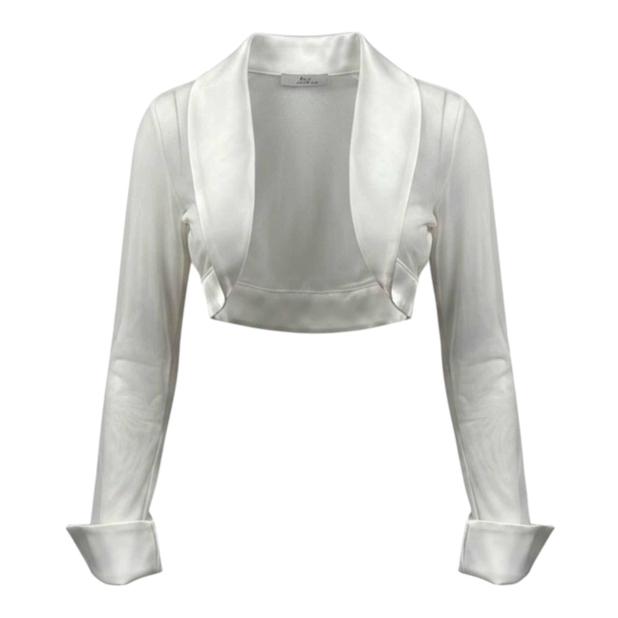 Petit Coprispalle tinta unita con Trasparenze Bianco per Bambina P1215745P BIANCO PETIT 