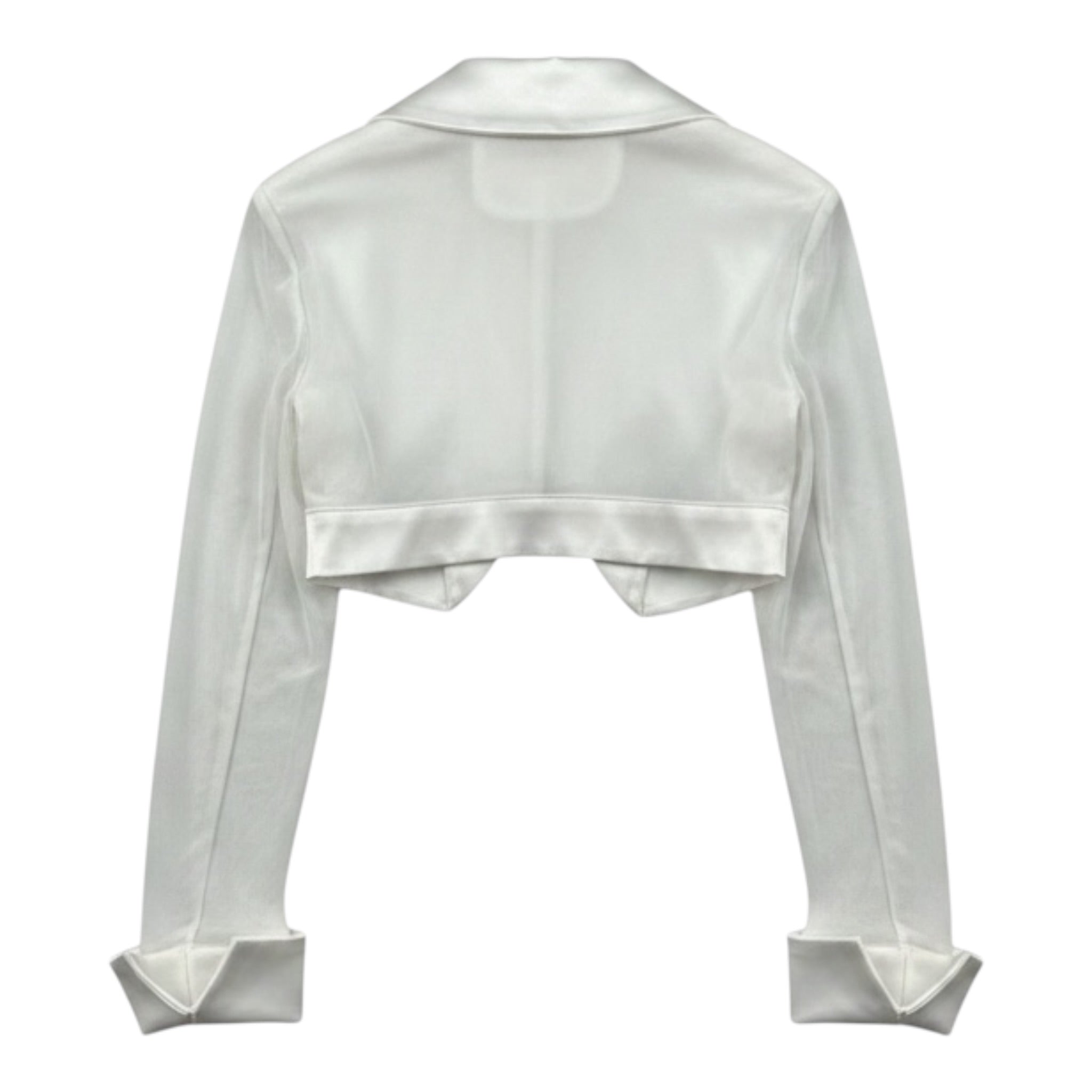 Petit Coprispalle tinta unita con Trasparenze Bianco per Bambina P1215745P BIANCO PETIT 