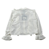 Petit Posh Camicia Manica Lunga tinta unita Panna per Bambina GFJF25150CA PANNA PETIT POSH 