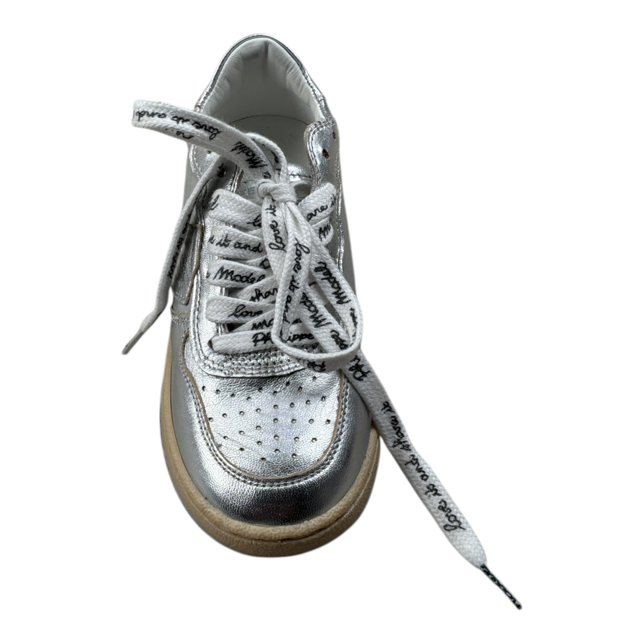 Philipe Model Sneakers tinta unita con Lacci Argento per Bambino LKL0MM4A ARGENTO PHILIPE MODEL 