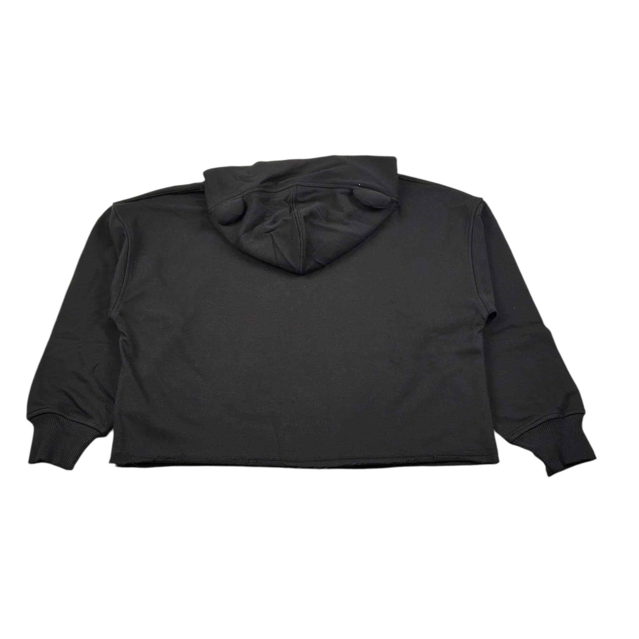 Philosophy Felpa Chiusa con Cappuccio tinta unita con Logo Nero per Bambina I9E602 NERO PHILOSOPHY 