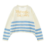 Philosophy Cardigan tinta unita con Ricami Panna per Bambina I9E801 PANNA PHILOSOPHY 