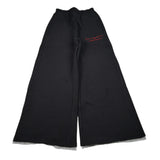 Philosophy Pantalone Palazzo tinta unita con Logo Nero per Bambina I9F401 NERO PHILOSOPHY 