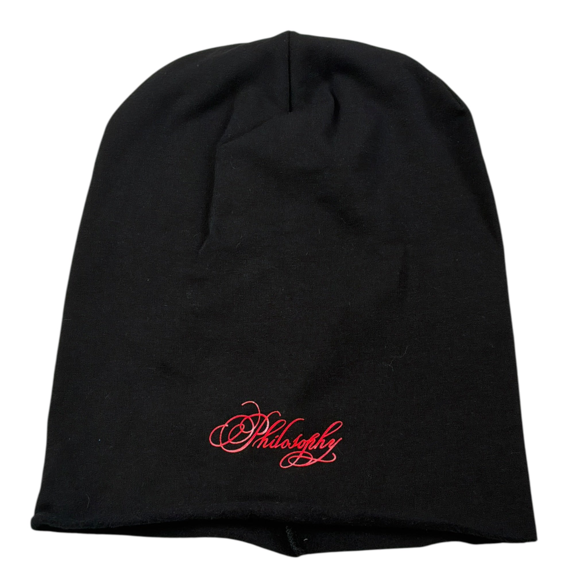 Philosophy Cappello tinta unita con Logo Nero per Bambina PJCP03 NERO PHILOSOPHY 