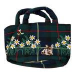 Piccola Ludo Borsa tinta unita con Stampa Verde per Bambina BD11WA016 VERDE PICCOLA LUDO 