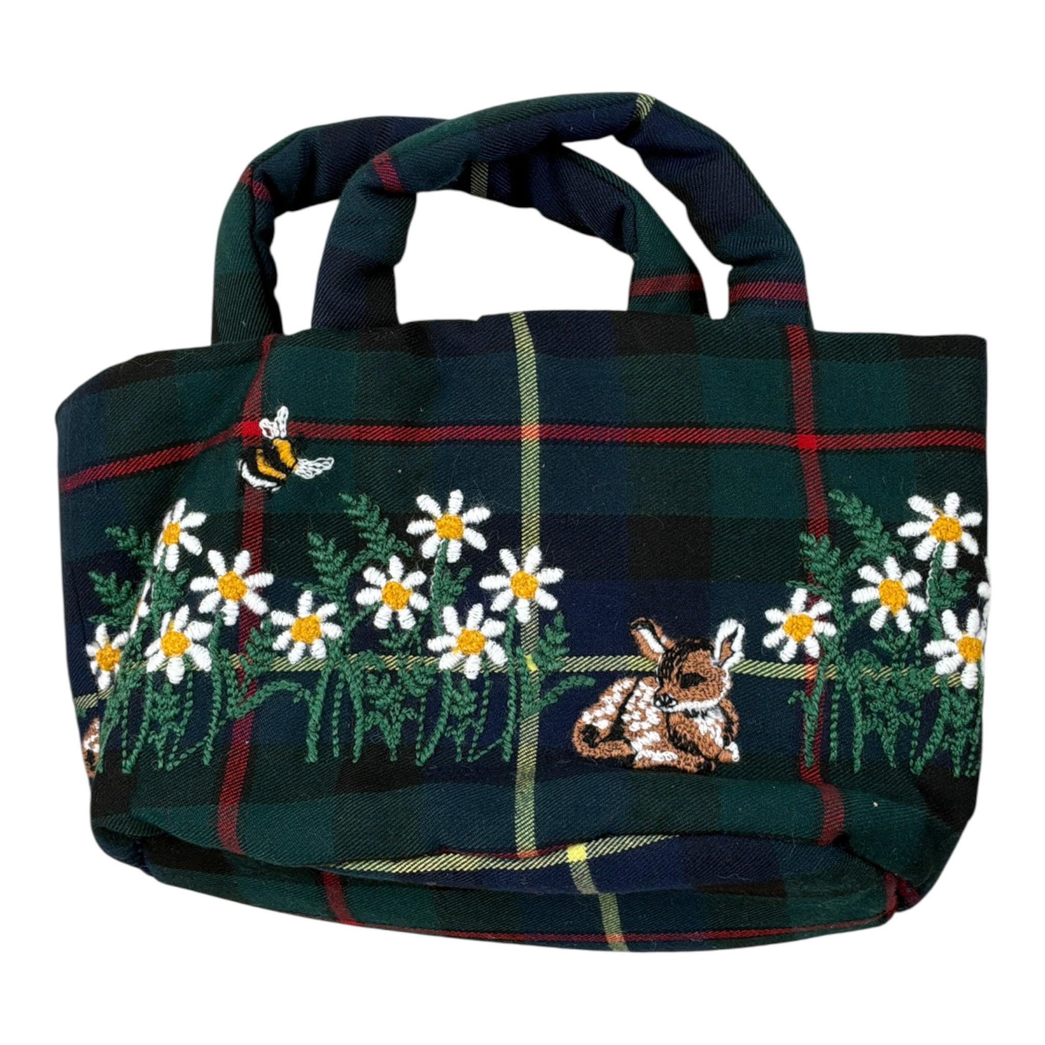 Piccola Ludo Borsa tinta unita con Stampa Verde per Bambina BD11WA016 VERDE PICCOLA LUDO 