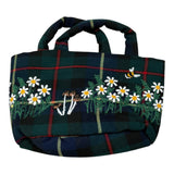 Piccola Ludo Borsa tinta unita con Stampa Verde per Bambina BD11WA016 VERDE PICCOLA LUDO 