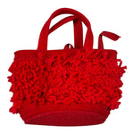Piccola Ludo Borsa tinta unita con Applicazioni Rosso per Bambina BS6WA020 ROSSO PICCOLA LUDO 