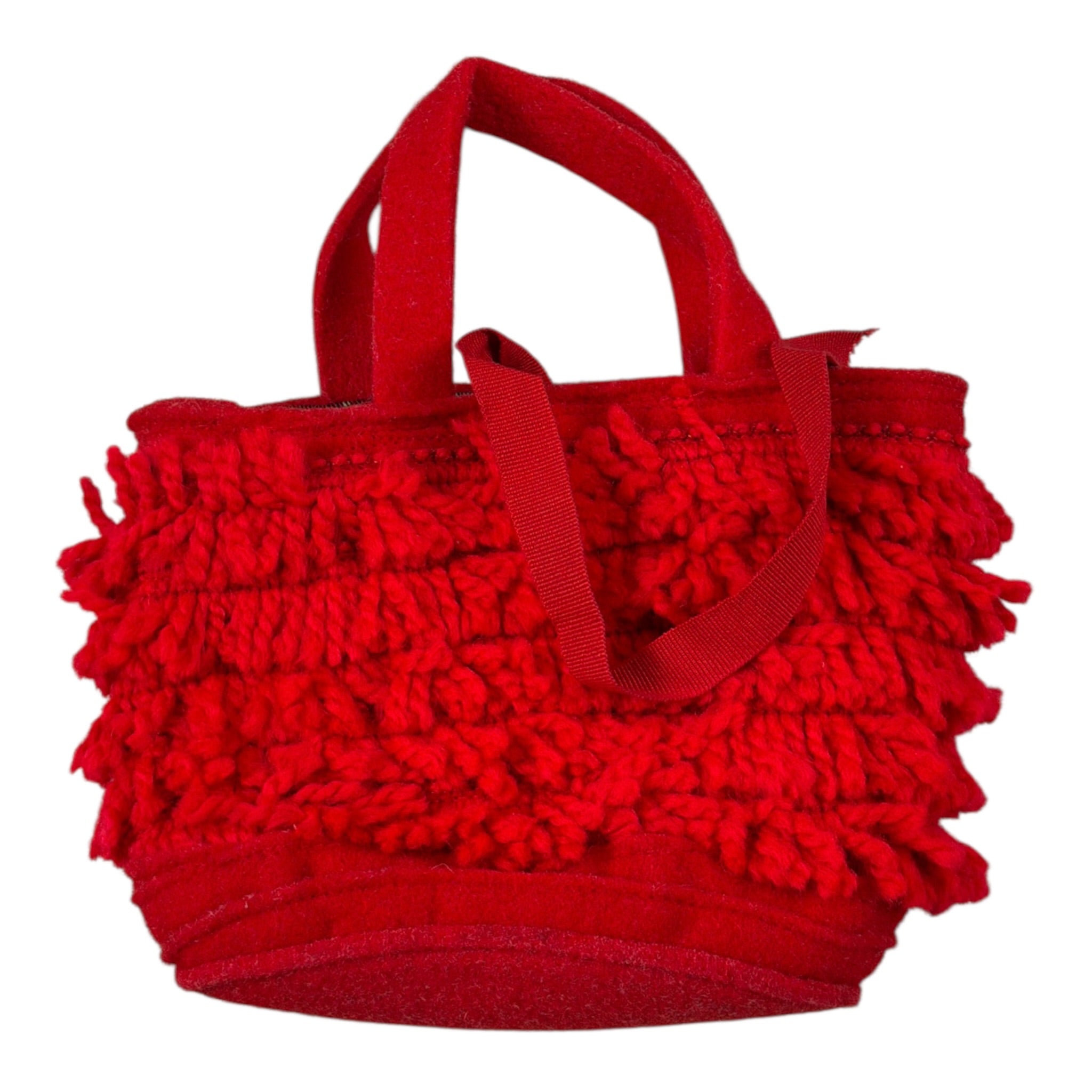 Piccola Ludo Borsa tinta unita con Applicazioni Rosso per Bambina BS6WA020 ROSSO PICCOLA LUDO 