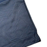Piccola Ludo Pantalone Ecopelle tinta unita con Elastico In Vita Blu per Bambina BS9WB001 BLU PICCOLA LUDO 