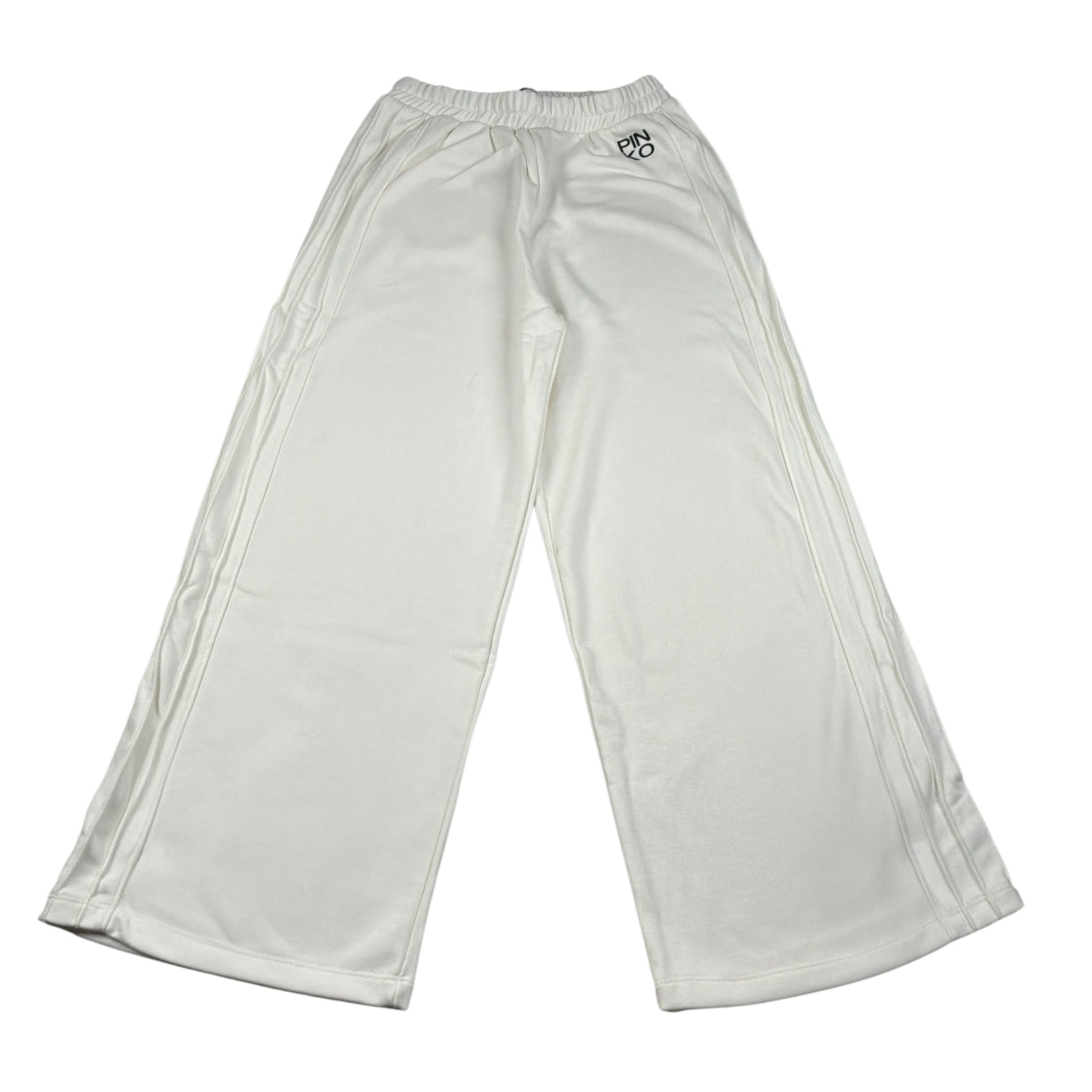 Pink Baby Pantalone Tuta tinta unita Bianco per Bambina KFPA017 BIANCO PINK BABY 