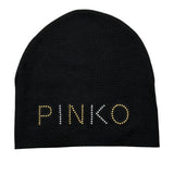 Pinko Cappello tinta unita con Stampa Nero per Bambina 028344 NERO PINKO 