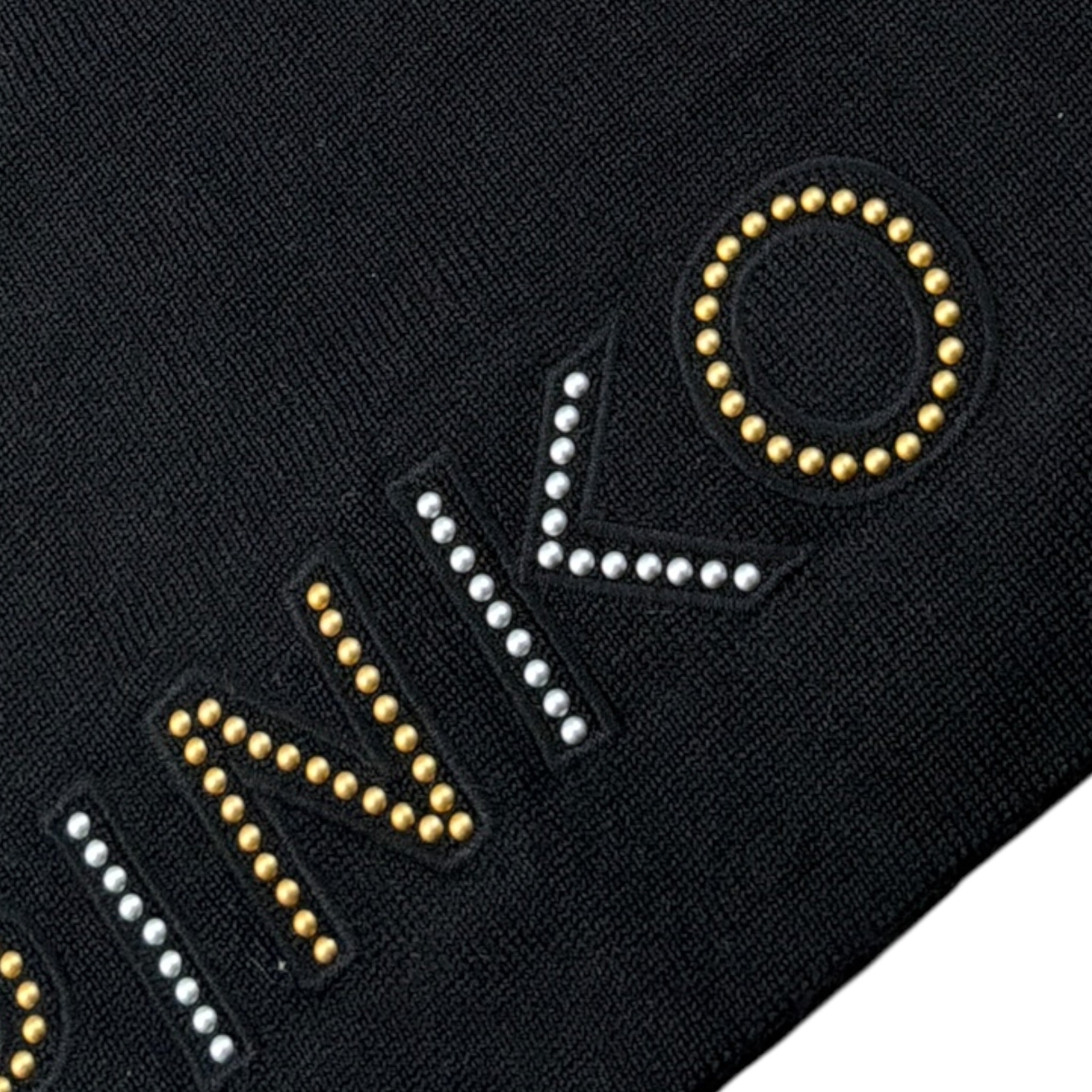 Pinko Cappello tinta unita con Stampa Nero per Bambina 028344 NERO PINKO 