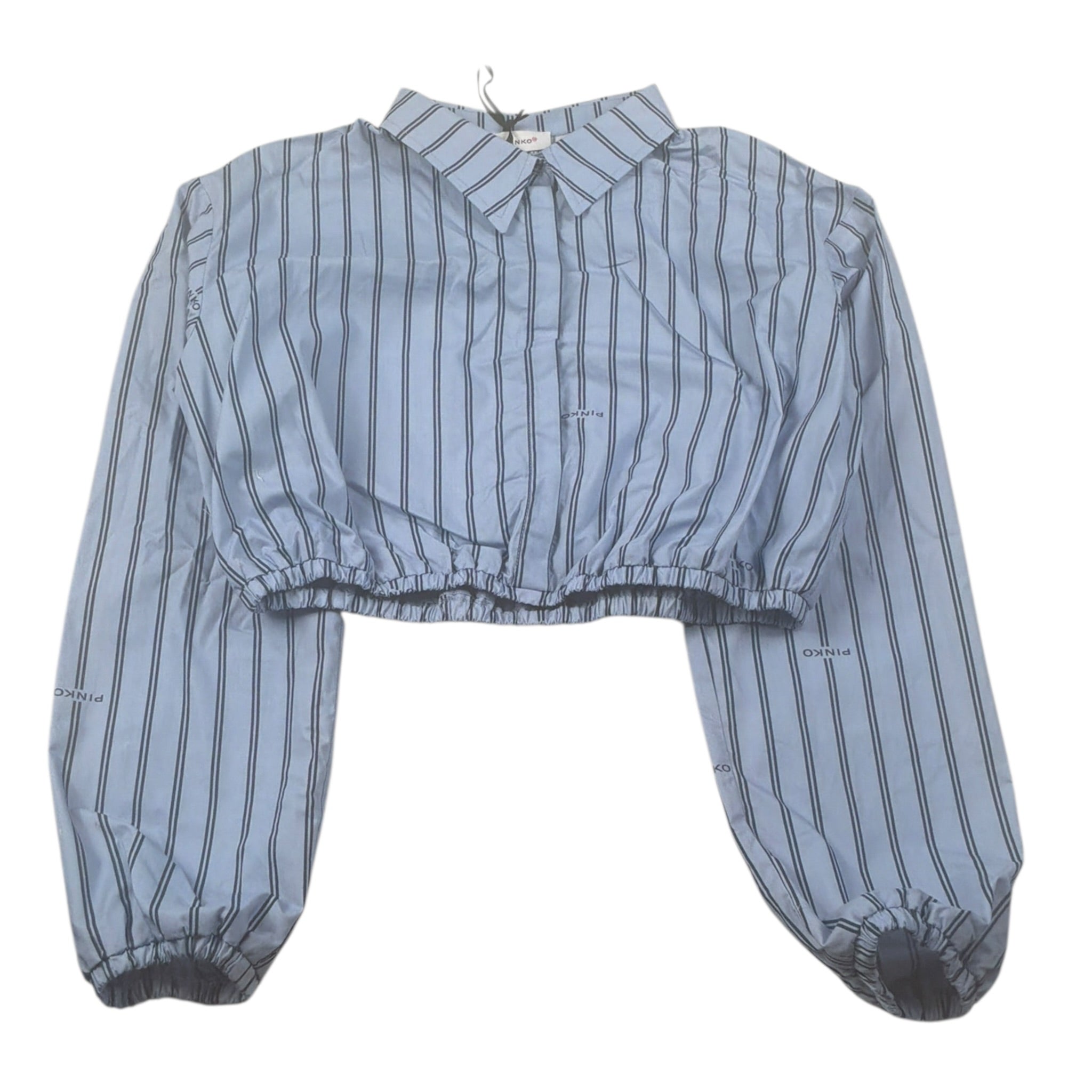 Pinko Camicia Manica Lunga tinta unita Azzurro per Bambina KFCA011 AZZURRO PINKO 