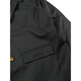 Pinko Giacca tinta unita con Logo Nero per Bambina KFGC001 NERO PINKO 