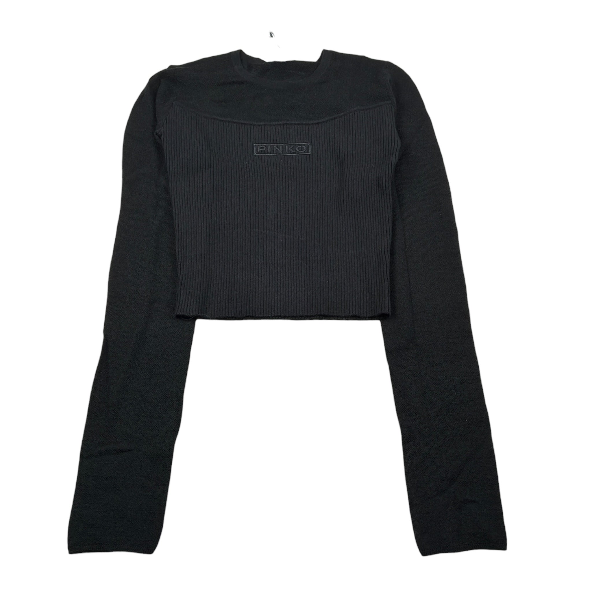 Pinko Maglia Tnta Unita Girocollo Nero per Bambina KFMA019 NERO PINKO 