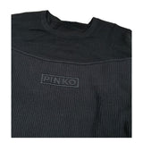 Pinko Maglia Tnta Unita Girocollo Nero per Bambina KFMA019 NERO PINKO 