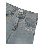 Pinko Jeans tinta unita Modello Palazzo Azzurro per Bambina KFPA031 AZZURRO PINKO 
