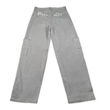Pinko Jeans tinta unita con Stampa Logo Grigio per Bambina KFPA038 GRIGIO PINKO 