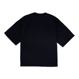 Pinko T-Shirt Girocollo tinta unita con Logo Blu per Bambina KFTS018 BLU PINKO 