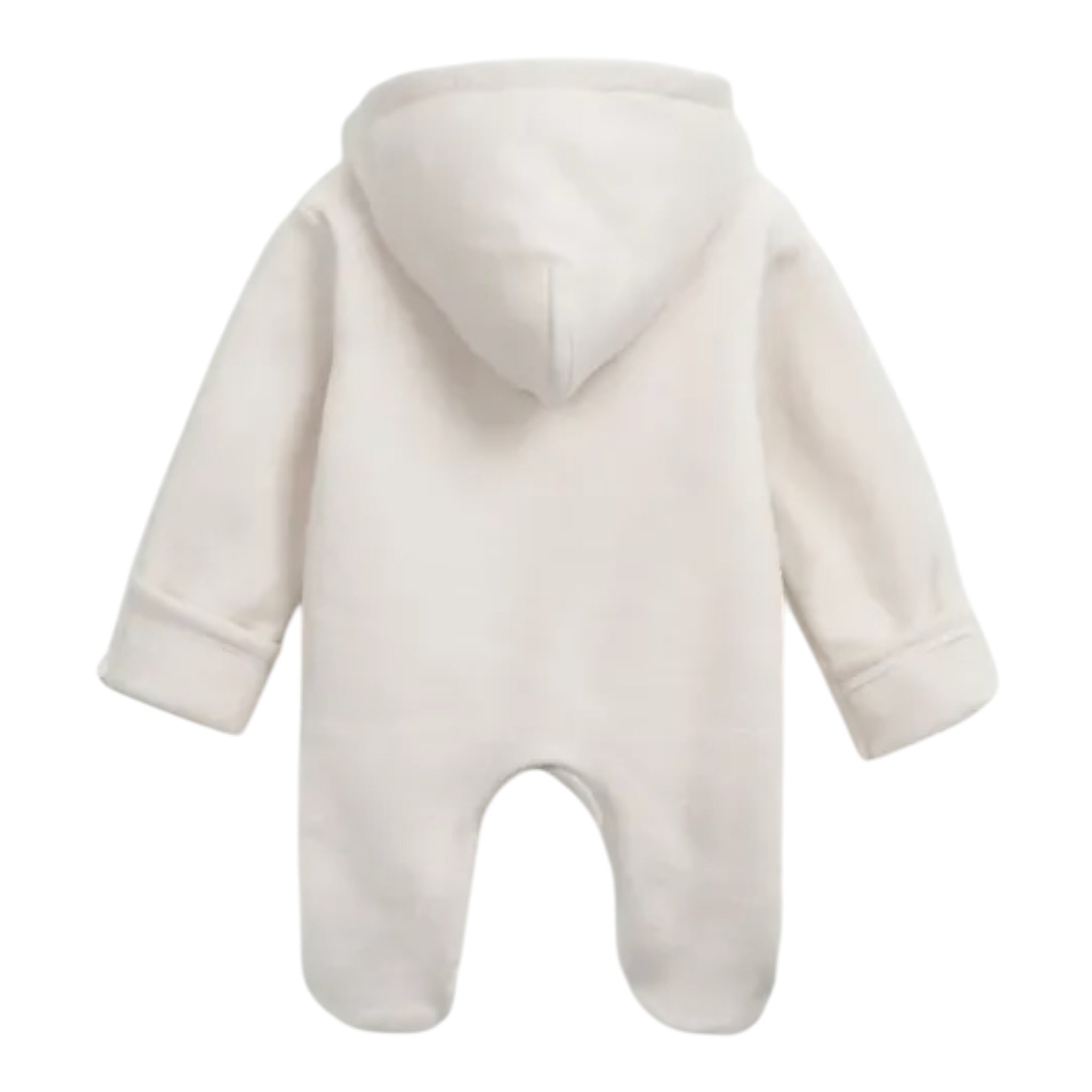 Play Up Tutina tinta unita con Cappuccio Panna per Neonato 0AR11501 PANNA PLAY UP 