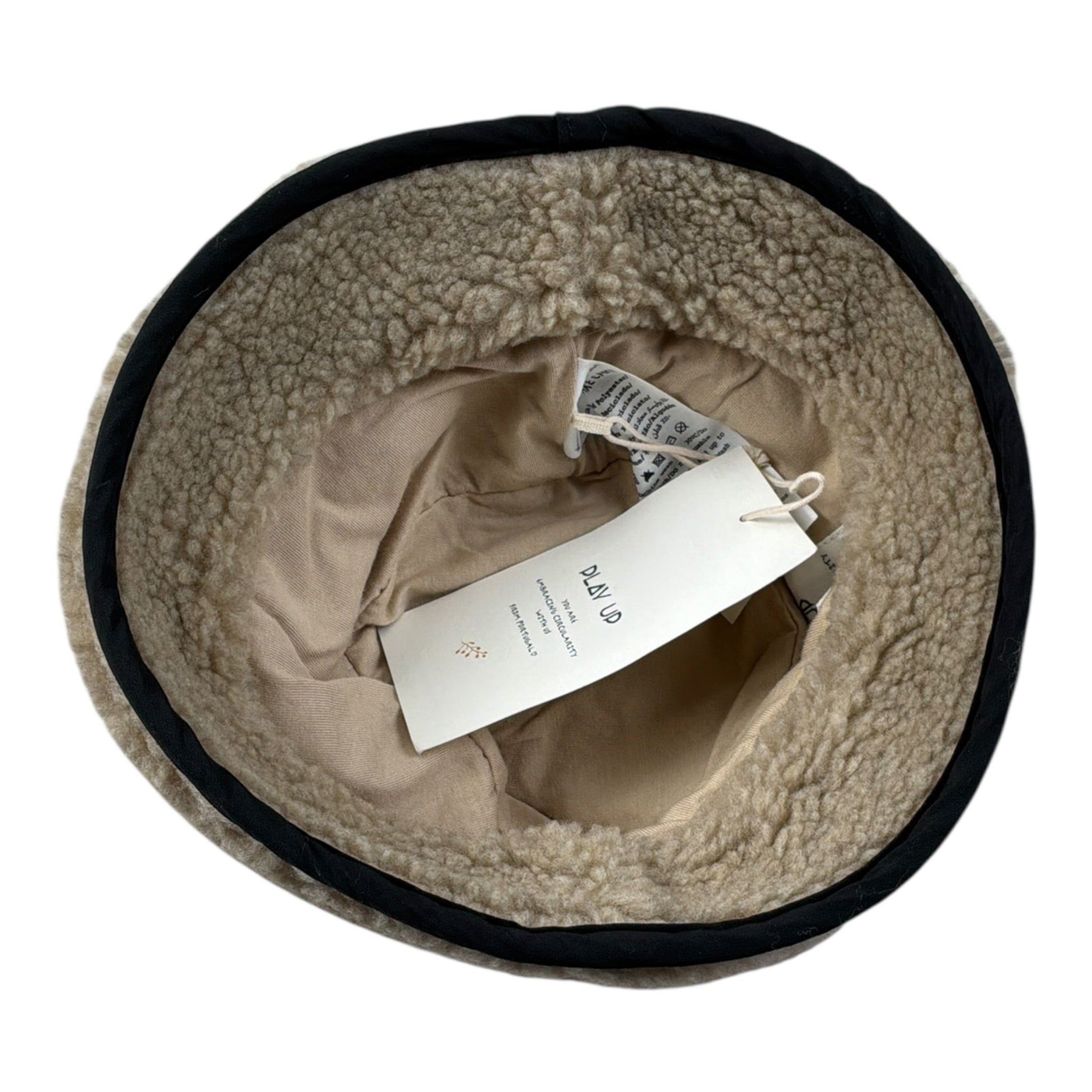 Play Up Cappello tinta unita Beige per Neonato PA011AP11850 BEIGE PLAY UP 