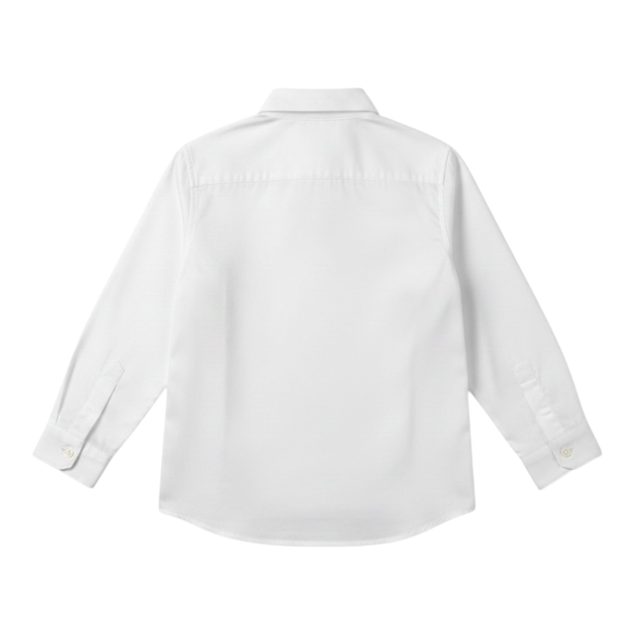 Please Camicia tinta unita Manica Lunga Bianco per Neonato CL65270B77N BIANCO PLEASE 
